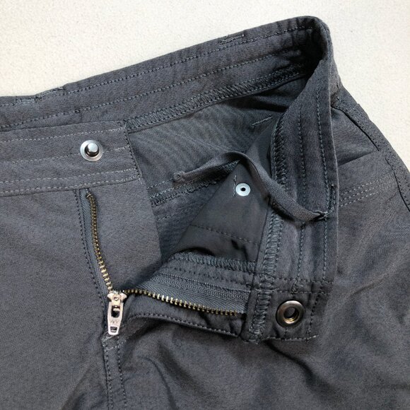 Kuhl Shorts Women's 4 Gray Drawstring Nylon Hiking Outdoor Pockets Logo - Picture 4 of 16